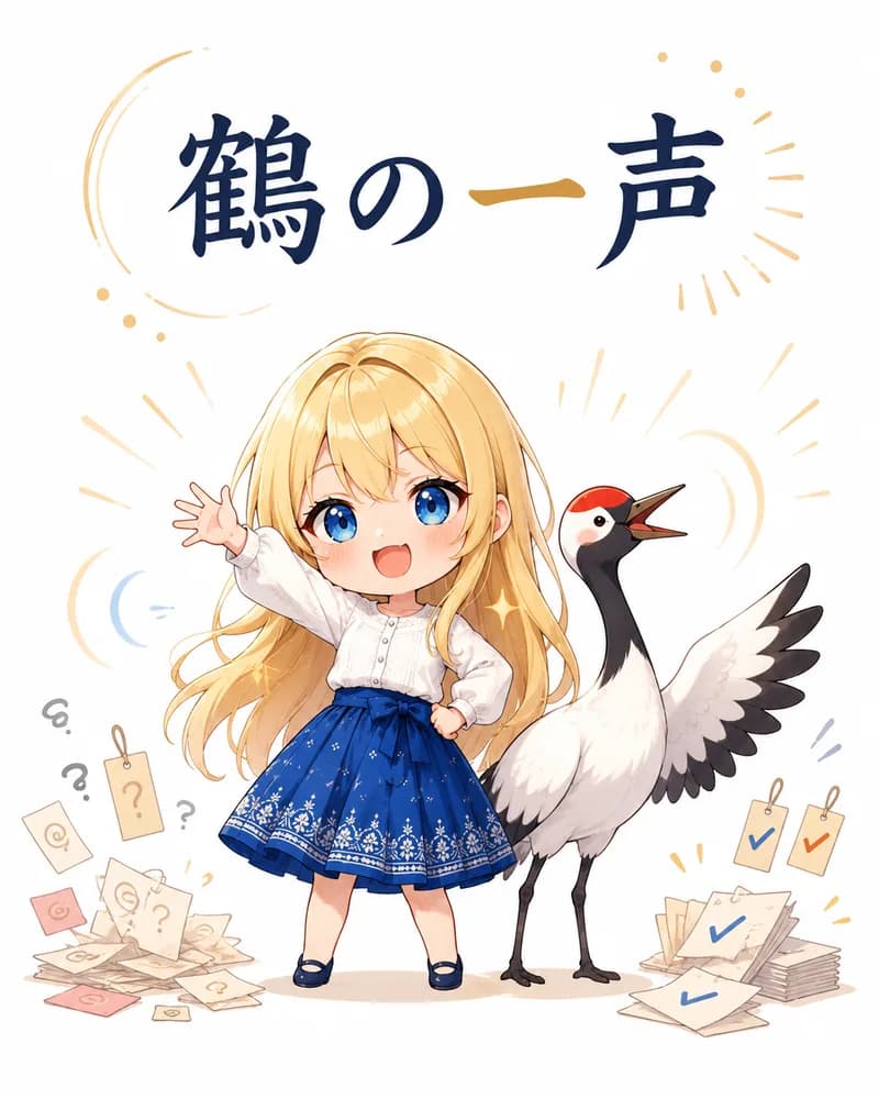 ことわざ辞典 鶴の一声