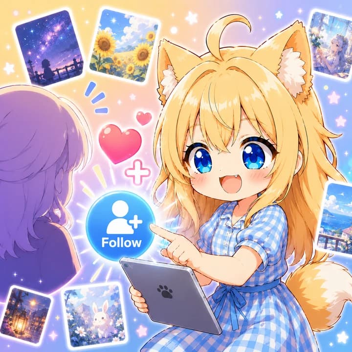 フォローして、生成する