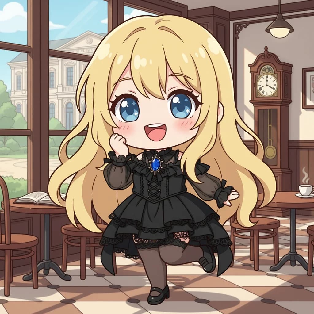 Gothic Lolita の衣装にしてみました!
