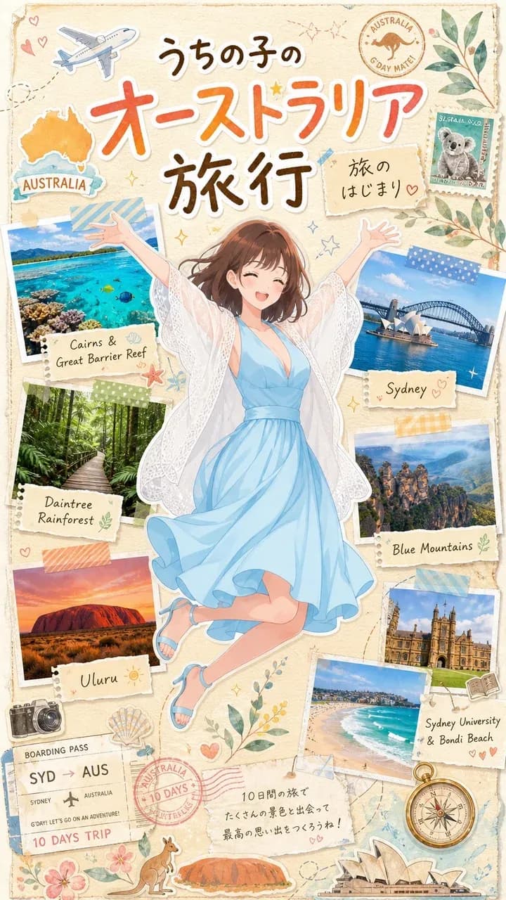 1_うちの子のオーストラリア旅行