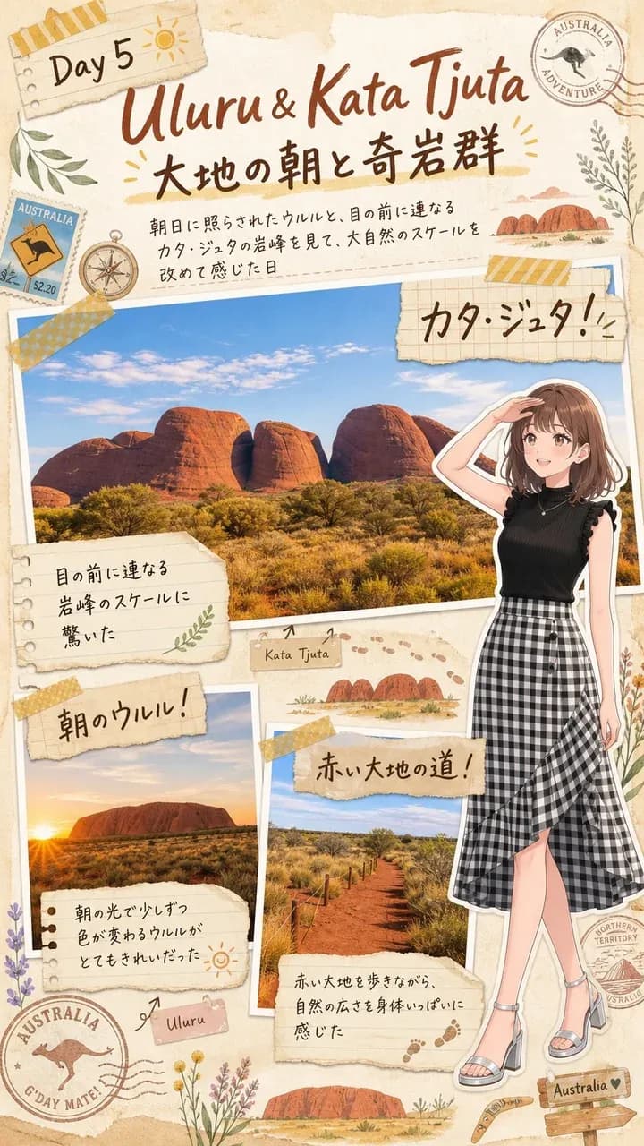 大地の朝と奇岩群