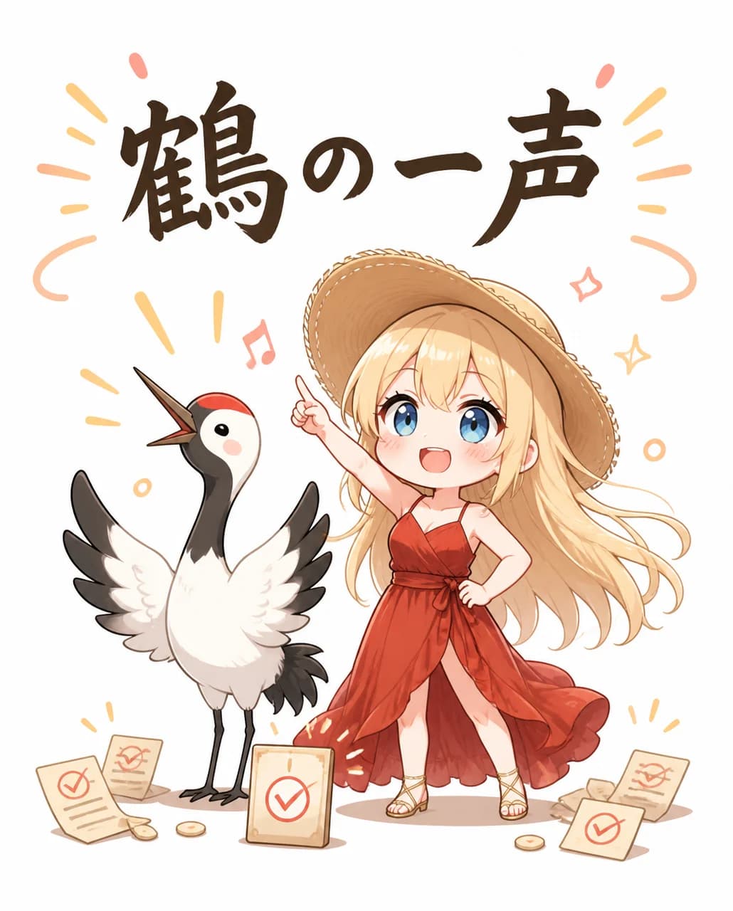 Tarjeta de estilo 鶴の一声
